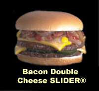 Bacon Double Cheese Slider